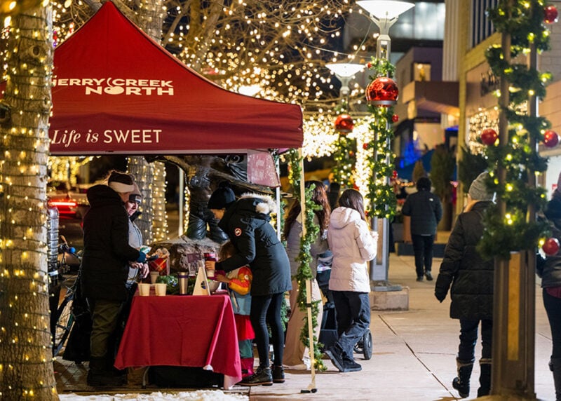 Pop up tent for Cherry Creek North