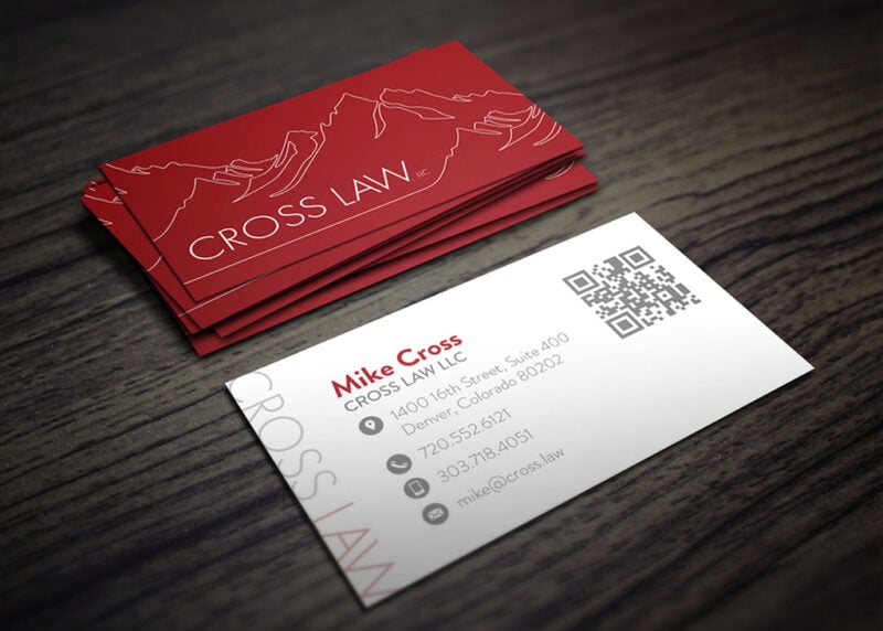 Business Cards for Cross Law
