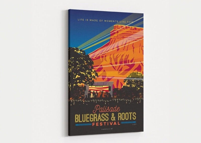 Palisade Music Festival canvas print