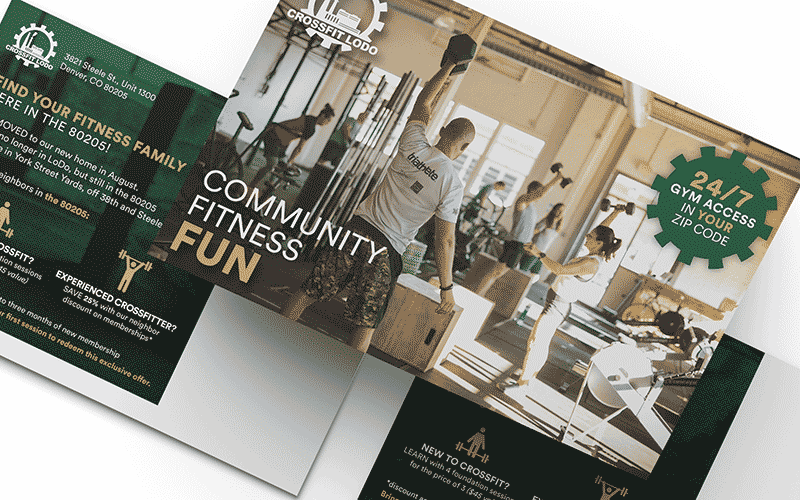 Postcards for Crossfit LoDo