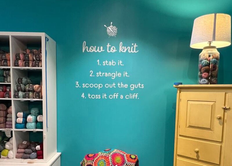 The Tangled Ball wall graphics by YellowDog