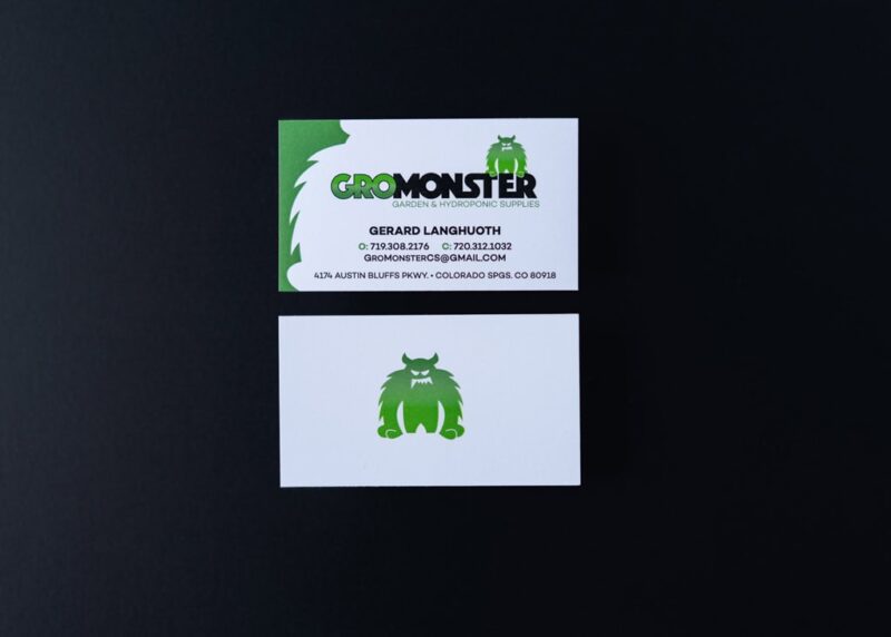 GroMonster business card