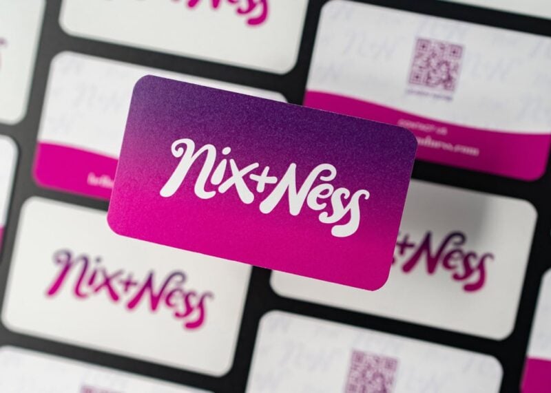 Nix and Ness business card