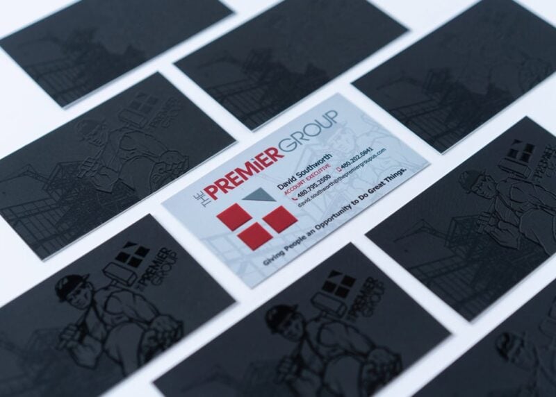 Premier Group business card