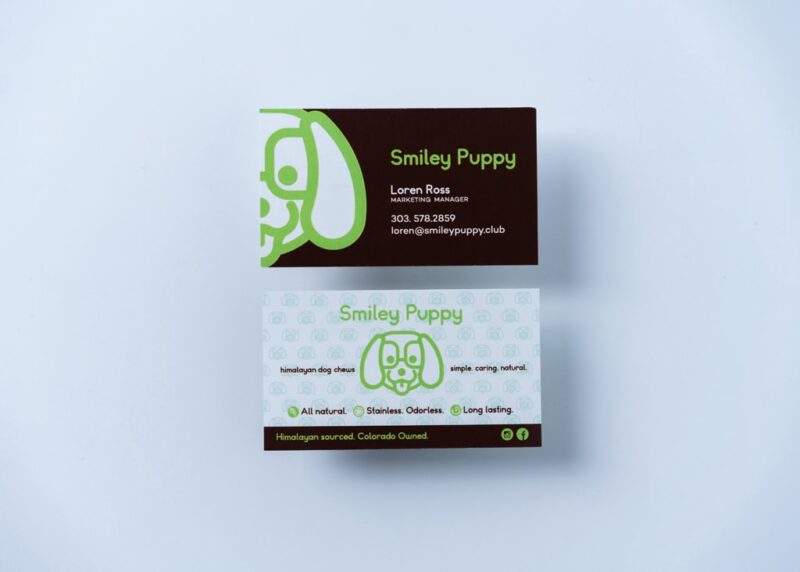 Smiley Puppy business card