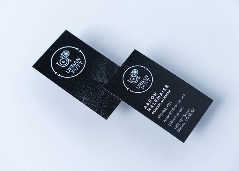 Urban Putt business card printing