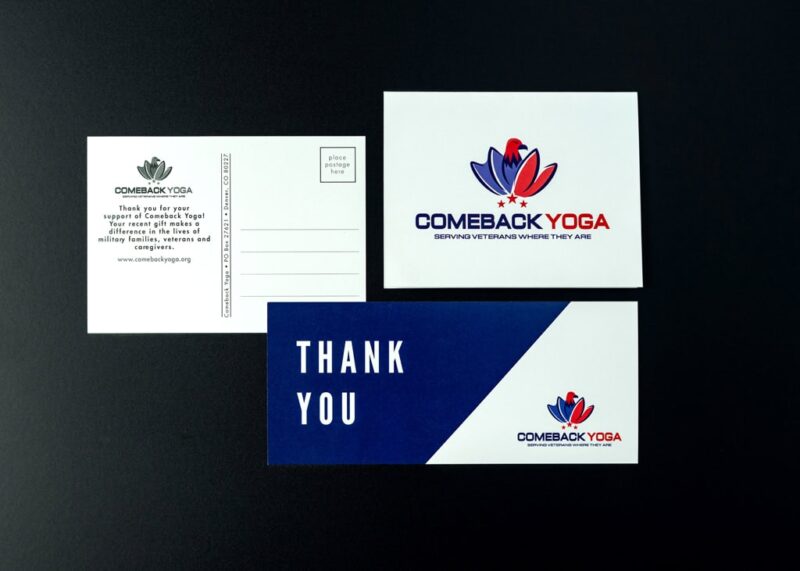 Comeback Yoga postcard