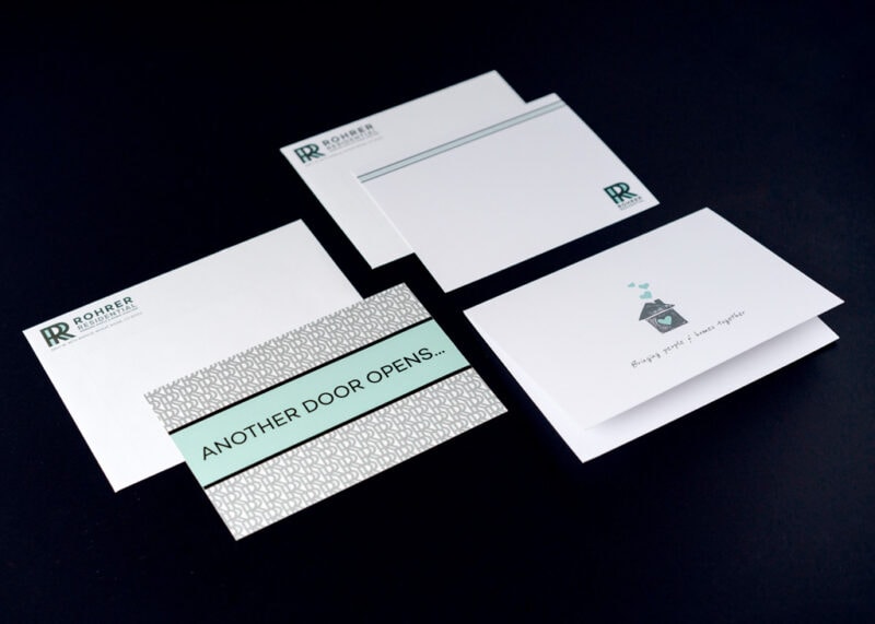 Rohrer Residential folded card