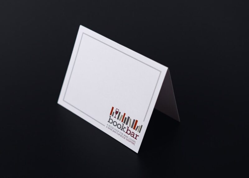 Bookbar folded card
