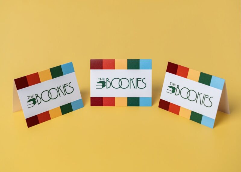Bookies folded card