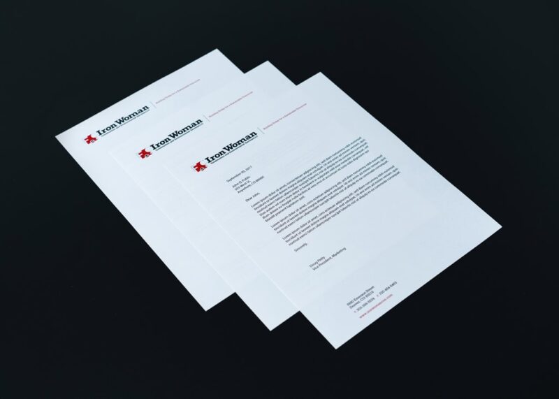 Iron Woman letterhead
