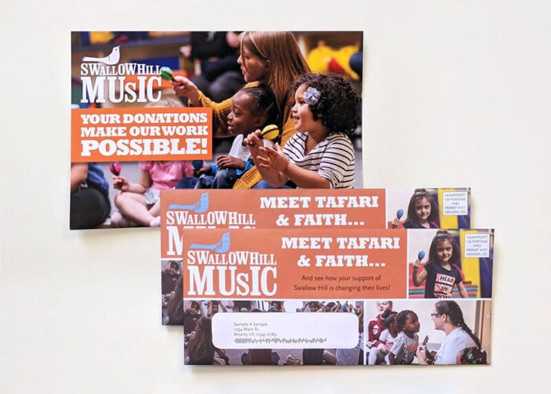 Swallow Hill Music fundraiser mailer