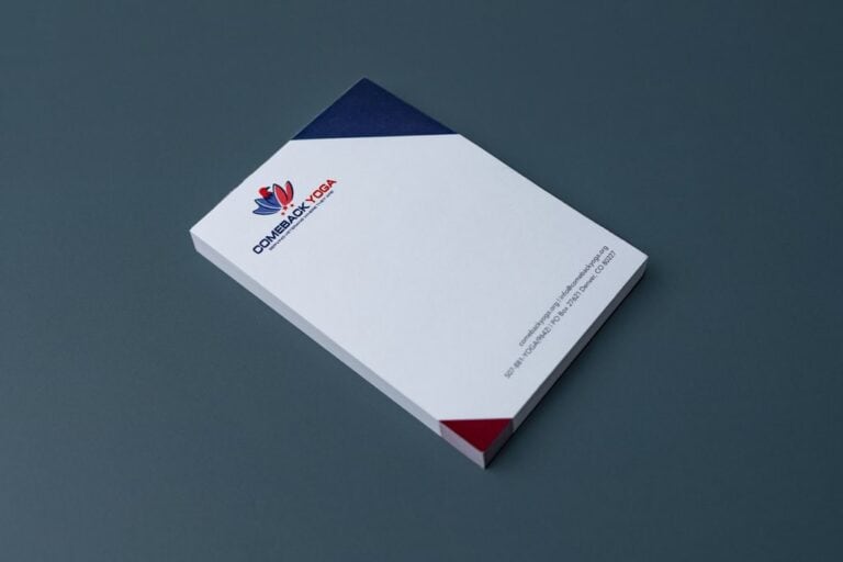Comeback Yoga custom notepad