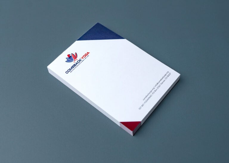 Comeback Yoga custom notepad