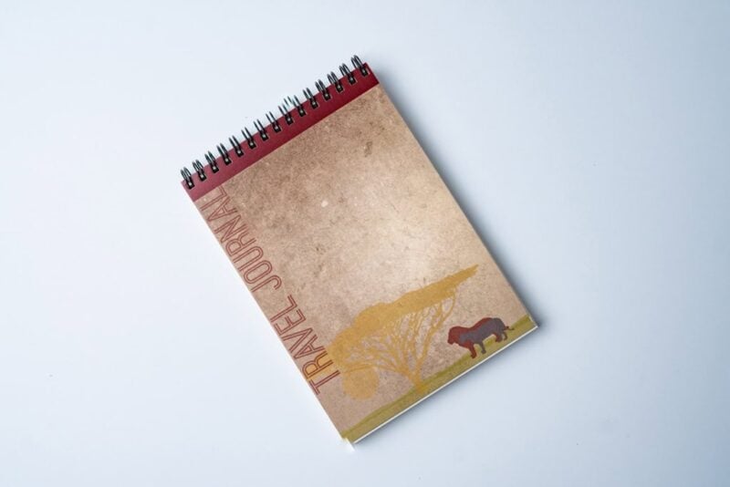 Lions Heart Safaris spiral bound notepad