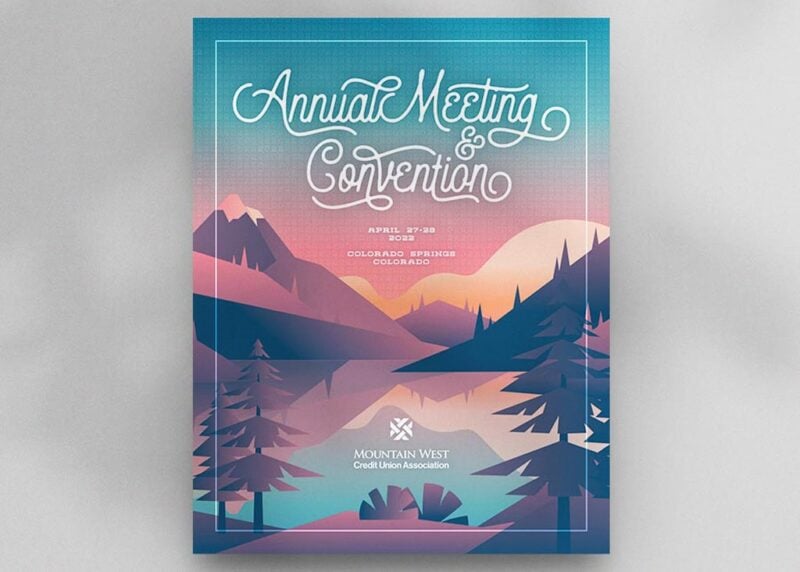Mountain West Credit Union Association poster