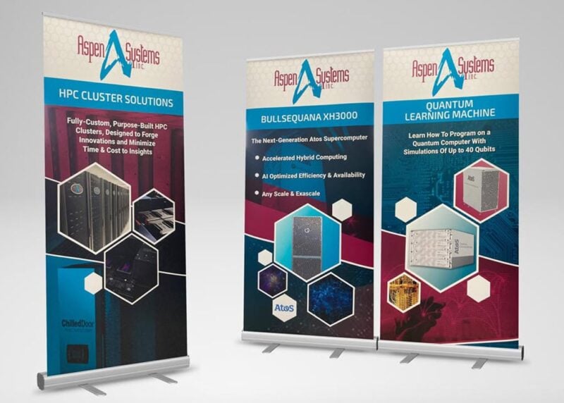 Aspen Systems pull-up banner