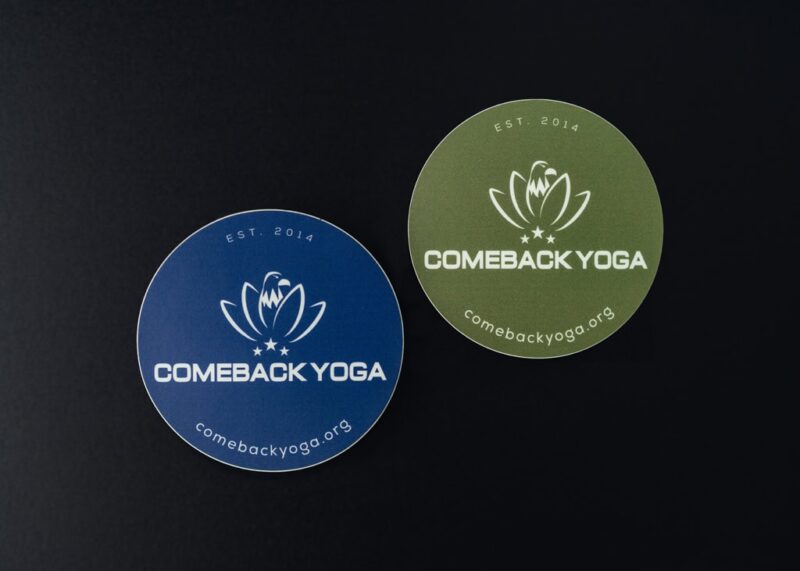Comeback Yoga stickers