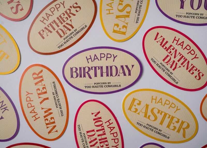 Too Haute Cowgirls stickers