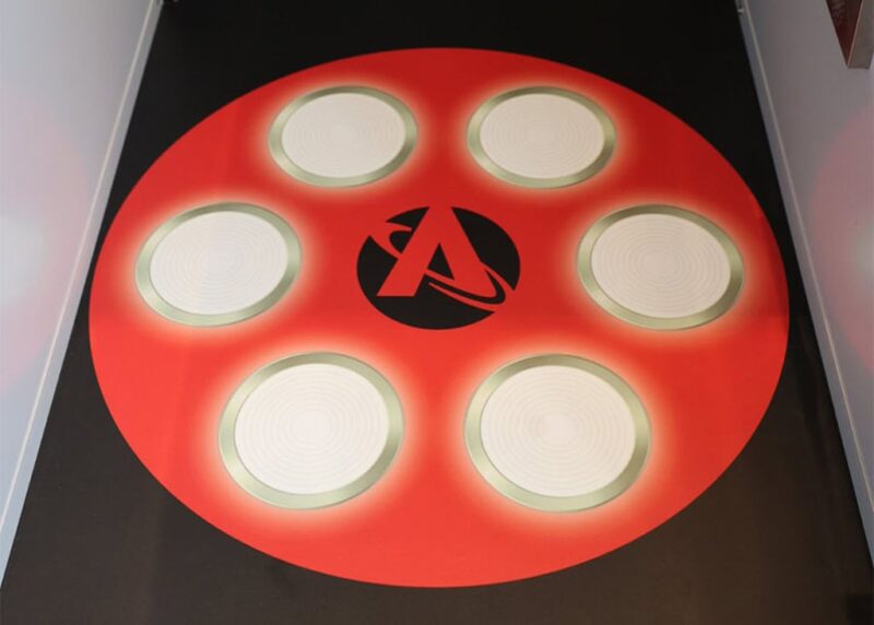 Astroscale floor graphic
