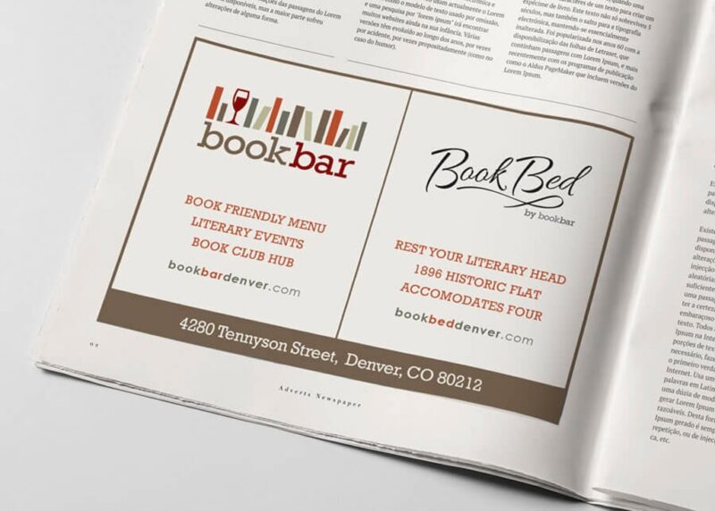 Book Bar Magazine Ad