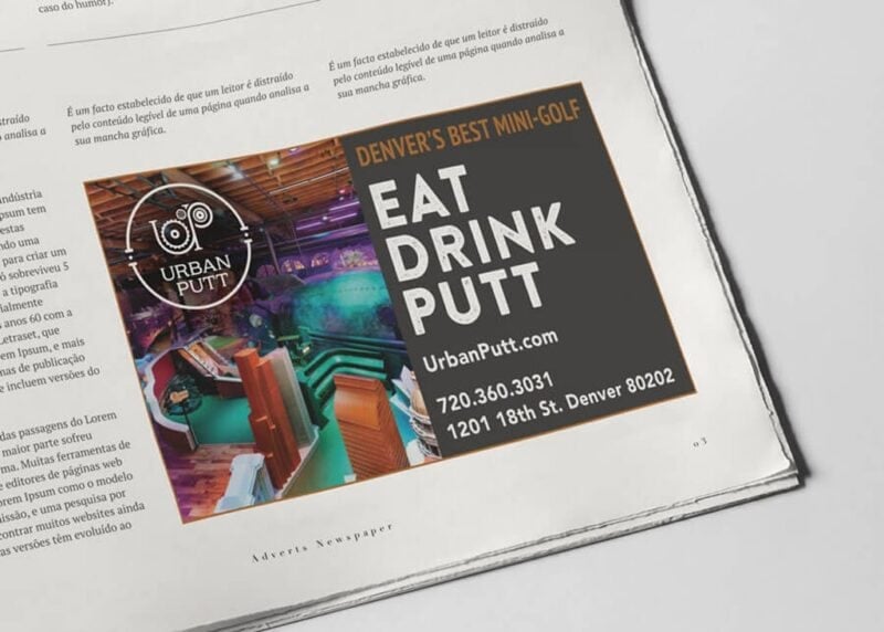 Urban Putt Magazine Ad