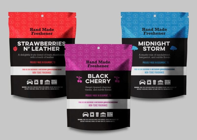 Mad Fresh Designs packaging
