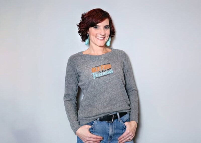 Promotional t-shirt for Old Fuss & Feathers