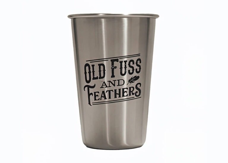 Old Fuss & Feathers tumbler