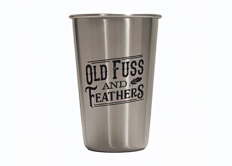 Old Fuss & Feathers tumbler