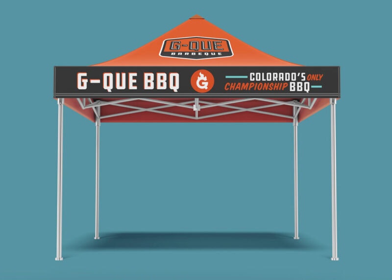 Pop up tent for GQ-BBQ