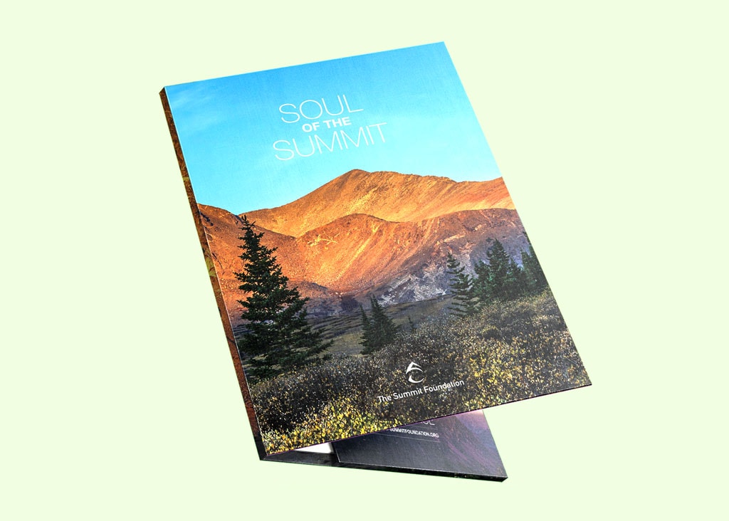 Pocket folder for the Summit Foundation