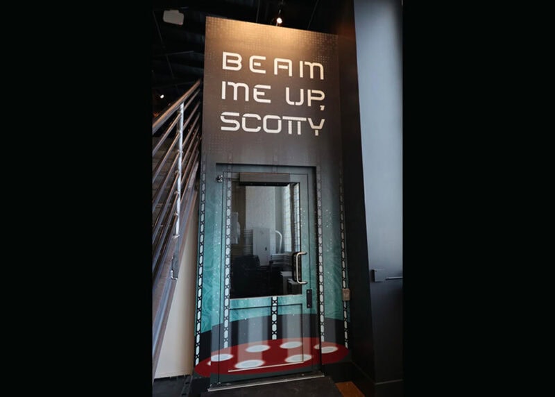 Astroscale wall graphics