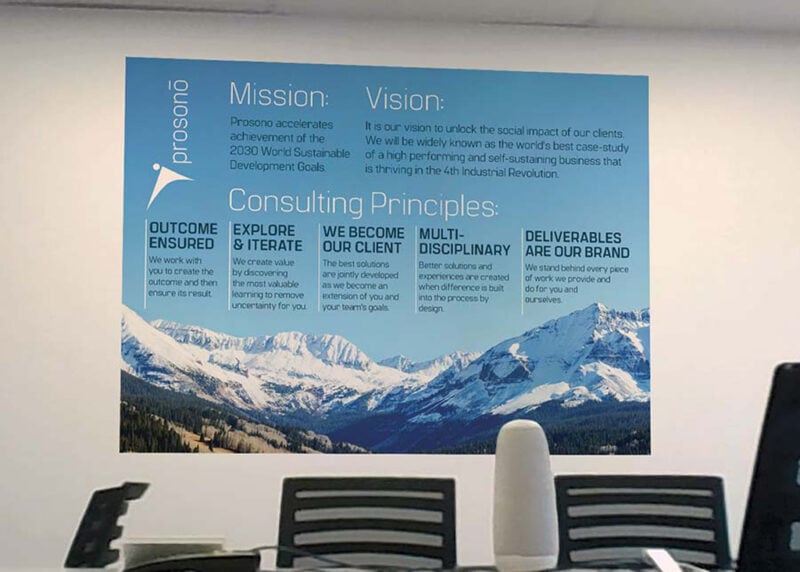 Prosono wall mural