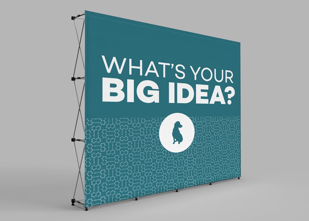 Trade show displays and backdrops from YellowDog