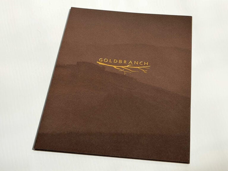Goldbranch Properties pocket folder