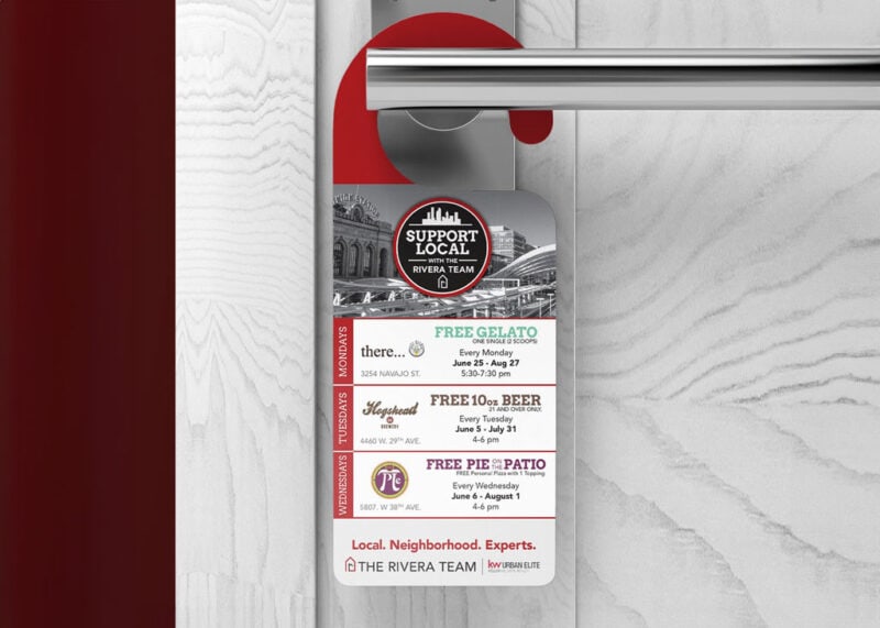 Door Hangers for the Rivera Team