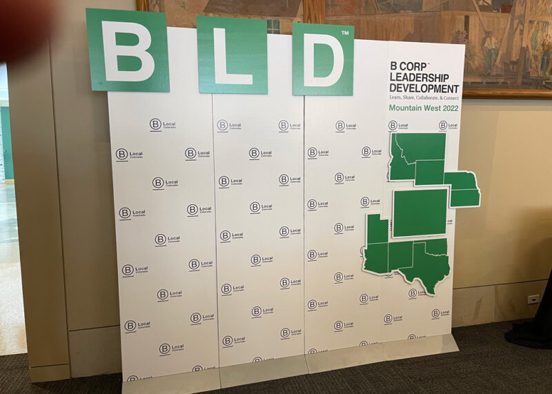 Photo backdrop for BLocal BLD conference
