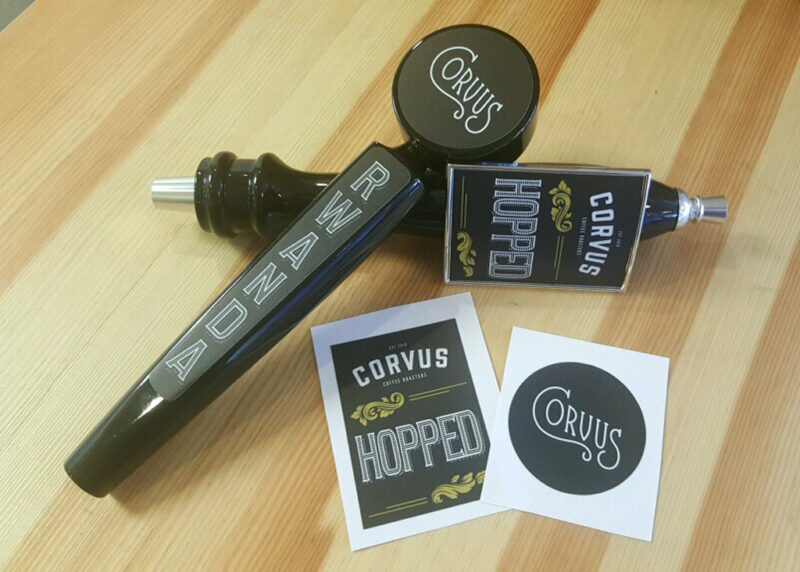 Pull taps for Corvus Coffee