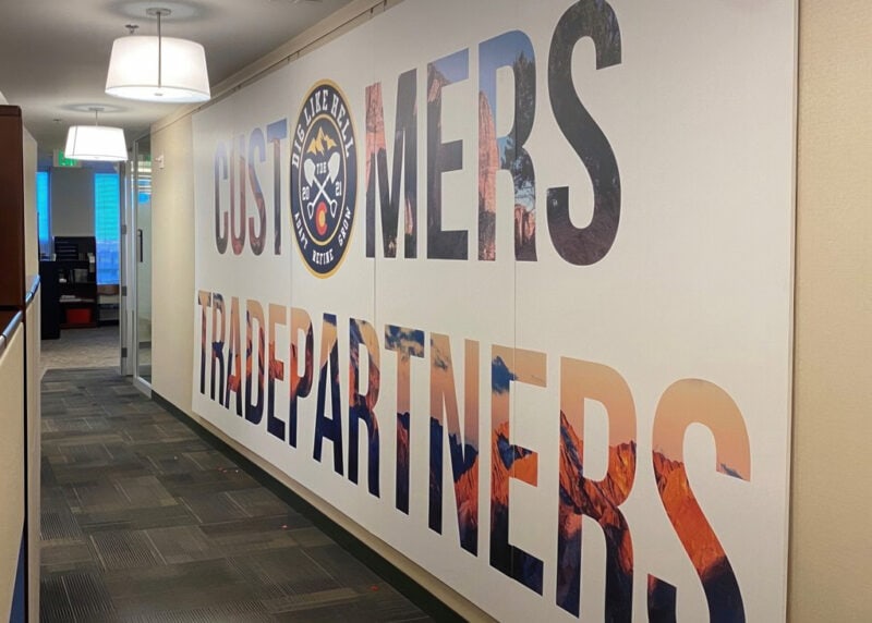 Colorado School of Mines wall graphics