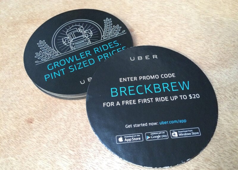 Coasters for Uber