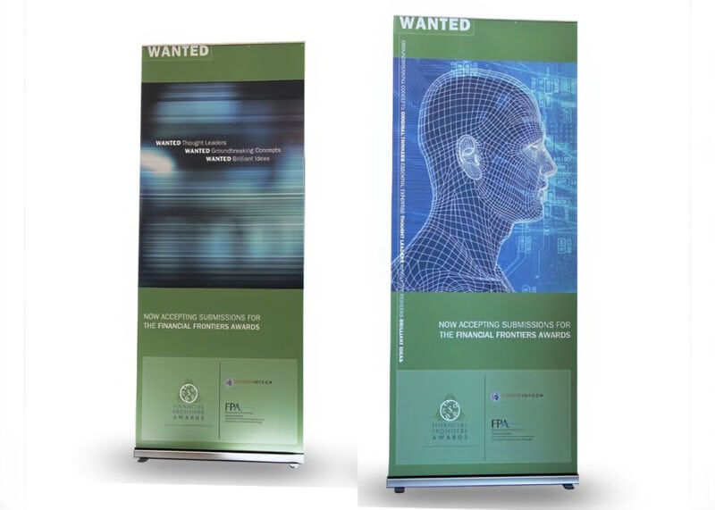 Roll-up banners for Janus