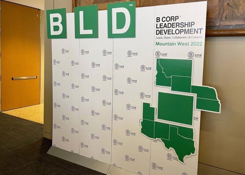 Photo backdrop for BLocal BLD conference