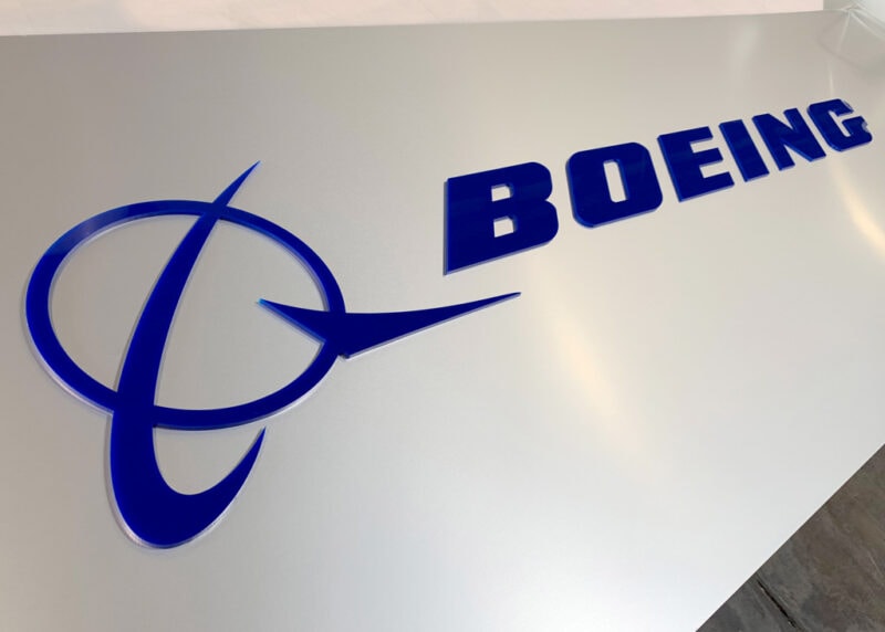 Signage for Boeing