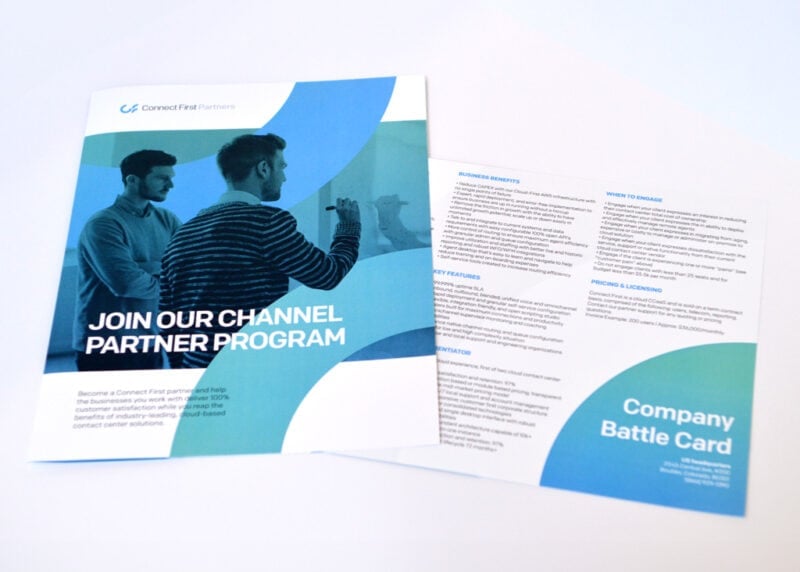 Brochure for Connect First