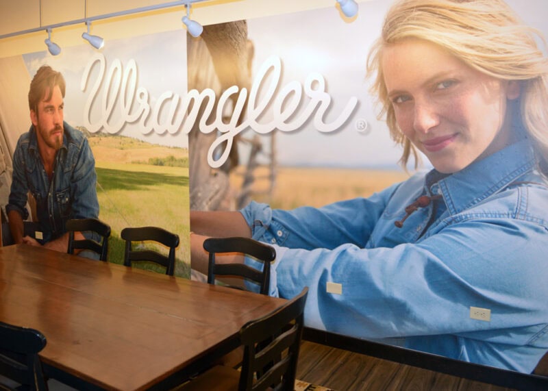 Wall graphic for Wrangler