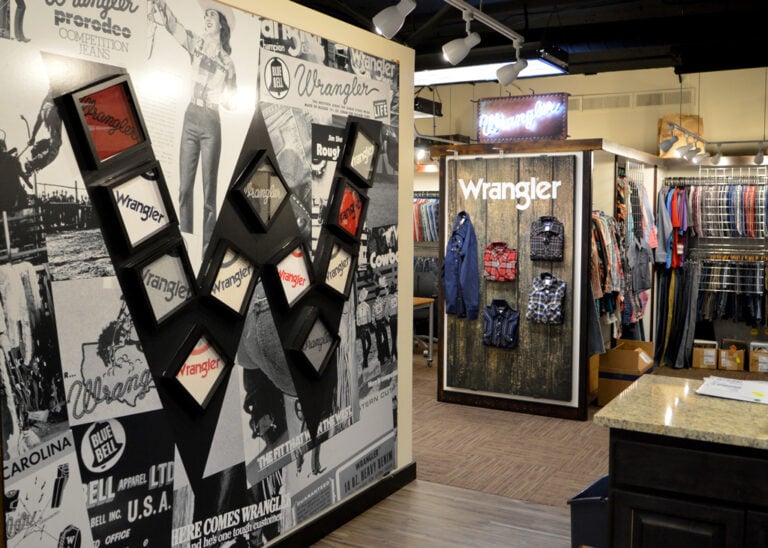 Wall graphic for Wrangler