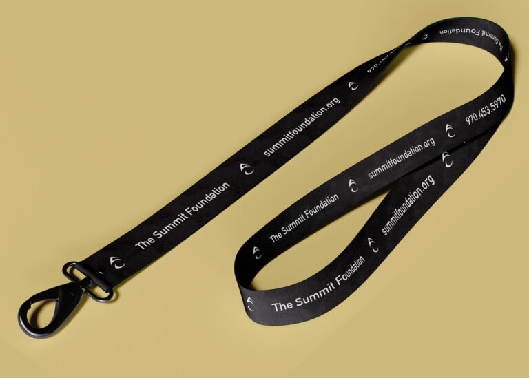 Lanyard for the Summit Foundation event
