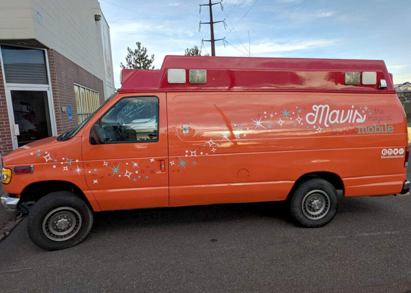 Mavis the Bookmobile for Bookbar