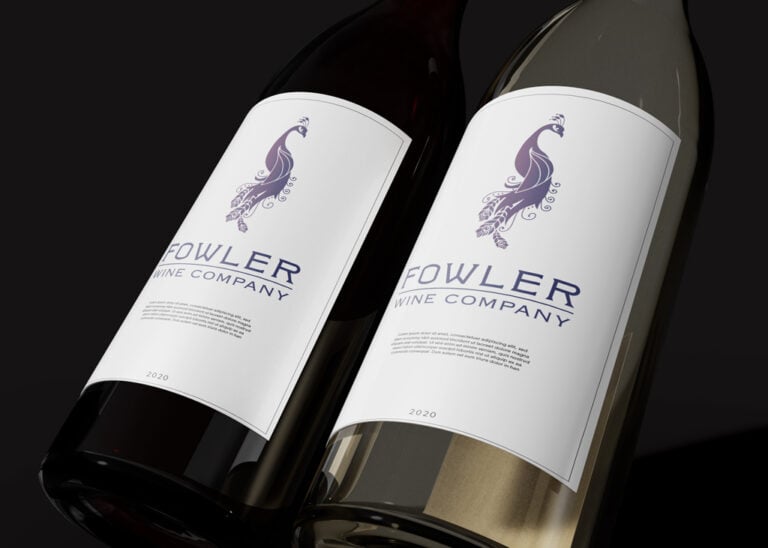 Logo design for Fowler Wine Company
